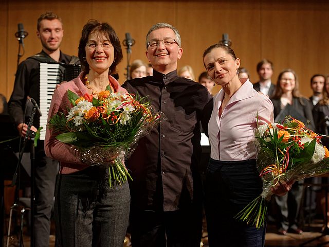 Camille van Lunen (2. Preis, li.) und Marjana Mitrovic-Stepanovic (3. Preis, re.)