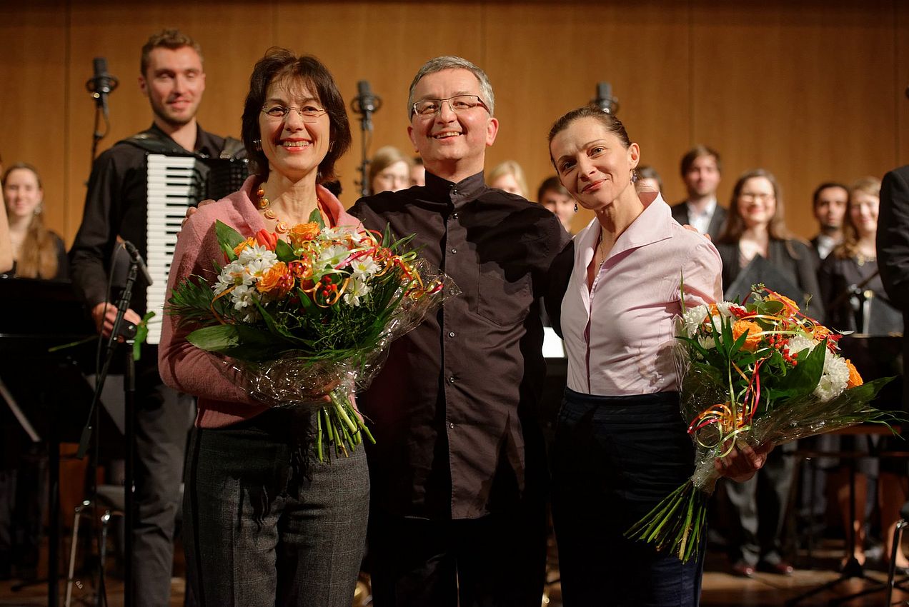 Camille van Lunen (2. Preis, li.) und Marjana Mitrovic-Stepanovic (3. Preis, re.)